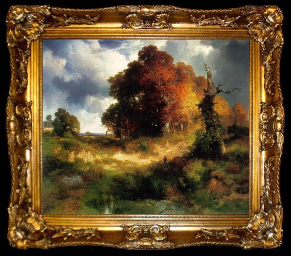 framed  Thomas Moran Autumn, ta009-2